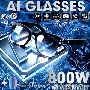 2026 Ultra AI Smart Glasses 1200P Camera ChatGPT Voice Assistant 32GB Storage Real time Translation Bluetooth Music Sunglasses - view 1