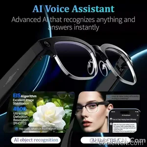 CoolWiz AI Smart Glasses 4K HD with Color Change, 8MP Camera, 1080p Video, AI Music Player, AI Calls, AI Sports Glasses for Men, for Outdoor Sports and Everyday Use - view 4