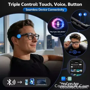 2026 New POV 800W Pixel 4K HD Trave Business Smart Glasses Men&Women 100+Language Translation 1080P Video Chatgpt Sunglasses IOS - view 6