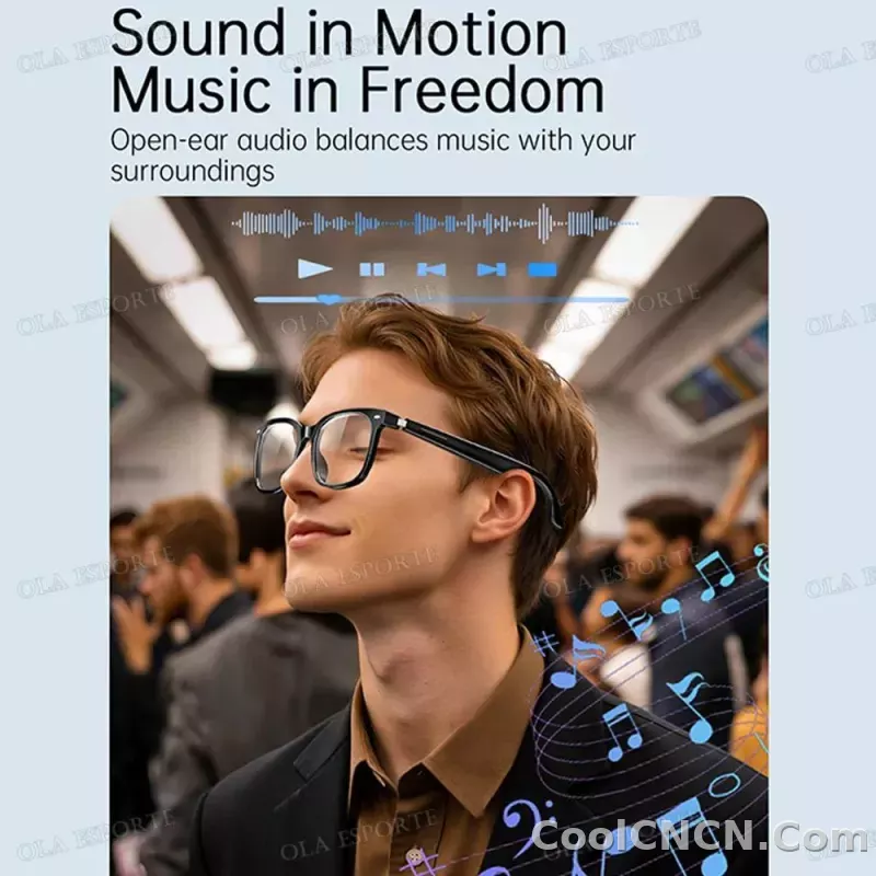 2026 New AI Smart Glasses Sunscreen Sunglasses Bluetooth Calling Music Player Camera Control UV Protection Glasses For Men Women - detail