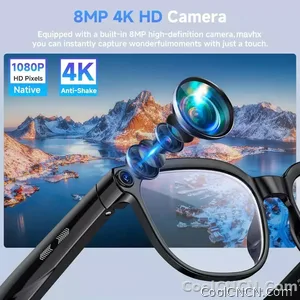 2026 New Smart AI Glasses 1080P HD Video Record Camera ChatGPT Bluetooth Call 32GB ROM Language Translation Music Sunglasses Men - view 3