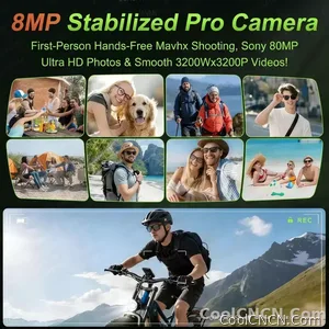 2026 AI Smart Glasses 1080P HD Camera Video Recorder Voice Translation Wireless Audio WiFi Sync Touch Eyewear for Travel Men Use - view 6