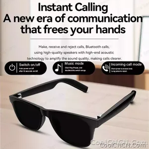 2026 Smart Glasses AI Voice Intelligent Bluetooth Call Music Playback Glasses Touch Headset UV Protection Sunglasses Man Women - view 3