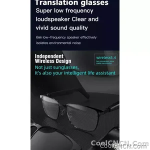 Smart Glasses SG20 Pro AI Intelligent Driver Sunglasses Touch Earphone with 144 Languages Online Translation for Men Women - view 1