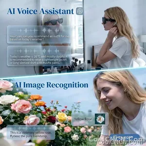 2026 New 3600mAh Battery AI Glasses Men 800W 4k Camera 32G Memory Photos&Video 160+Translation ChatGPT Music Smart Glasses Women - view 6