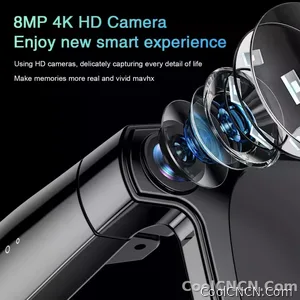 2026 Smart AI Glasses Men New 4K HD 800W pixel Camera 32GB Memory 120+ Translation ChatGPT Music Shoot Photos &Video Sunglasses - view 3