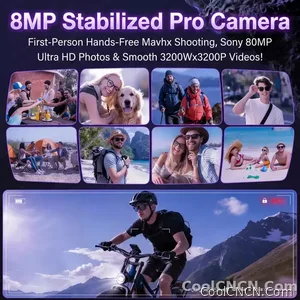 AI Camera Glasses 2026 New 1080P Video Recorder Bluetooth Audio Open Ear Music Voice Control WiFi Sync Smart Eyewear Outdoor Use - view 6