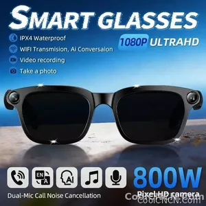 2026 New AI Smart Sunglasses 8MP HD Camera Glasses 1080P Video Recording Translation Call Waterproof Bluetooth Eyewear Men Women - view 1