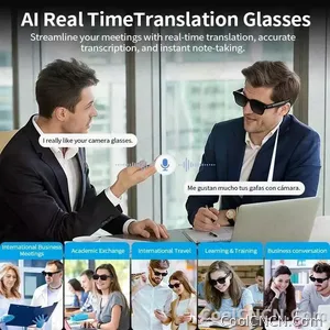 2026 New AI Smart Sunglasses 8MP HD Camera Glasses 1080P Video Recording Translation Call Waterproof Bluetooth Eyewear Men Women - view 6