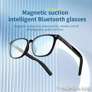 Bluetooth Smart Glasses Voice Call Music Play Remote Control Camera Wireless Bluetooth Headset Waterproof Glasses For Men  Women - view 1