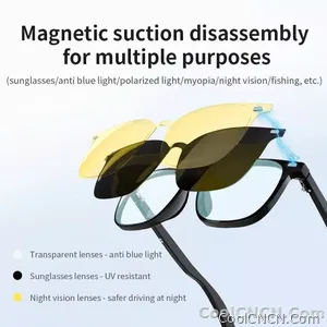 Bluetooth Smart Glasses Voice Call Music Play Remote Control Camera Wireless Bluetooth Headset Waterproof Glasses For Men  Women - view 4