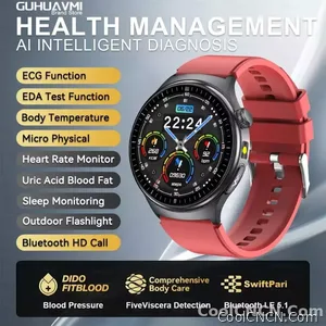 CoolWiz New Healthcare-Grade Smartwatch — Health Monitoring (Uric Acid, Lipids), ECG + PPG, Temperature, BMI, Bluetooth Calls, iOS Health smartwatch for outdoor sports and everyday use - view 10
