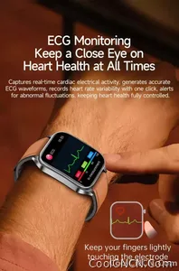 CoolWiz New Laser Therapy Smart Watch, ECG+PPG, Men’s 3D Curved Design, Sapphire Glass, Blood Pressure, Uric Acid, Lipids Monitoring, Sports smartwatch for outdoor activities and daily use - view 19