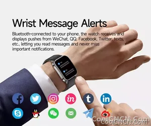 CoolWiz New Laser Therapy Smart Watch, ECG+PPG, Men’s 3D Curved Design, Sapphire Glass, Blood Pressure, Uric Acid, Lipids Monitoring, Sports smartwatch for outdoor activities and daily use - view 31