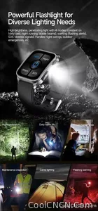 CoolWiz New Laser Therapy Smart Watch, ECG+PPG, Men’s 3D Curved Design, Sapphire Glass, Blood Pressure, Uric Acid, Lipids Monitoring, Sports smartwatch for outdoor activities and daily use - view 34