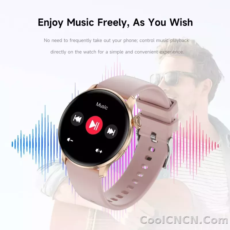 CoolWiz New Women’s Smart Watch, 1.43″ AMOLED HD Screen, GPS, Heart Rate Monitor, Bluetooth Calling, Waterproof, Outdoor Smart Watch for Women, Suitable for Sports, Outdoor Activities, and Daily Use - detail