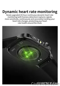 CoolWiz Health Blood Pressure ECG + PPG Monitor Smartwatch for Men — uric acid, blood fat, five organ monitoring, call capability, health tracker, compatible with iOS, suitable for outdoor sports and daily use - view 20