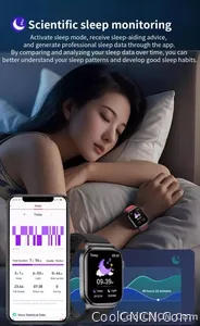 CoolWiz Health Blood Pressure ECG + PPG Monitor Smartwatch for Men — uric acid, blood fat, five organ monitoring, call capability, health tracker, compatible with iOS, suitable for outdoor sports and daily use - view 32
