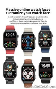 CoolWiz Health Blood Pressure ECG + PPG Monitor Smartwatch for Men — uric acid, blood fat, five organ monitoring, call capability, health tracker, compatible with iOS, suitable for outdoor sports and daily use - view 38