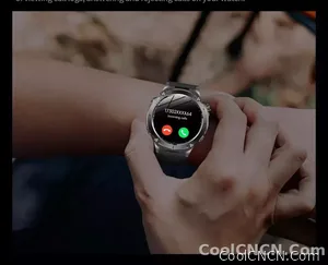 CoolWiz New Outdoor Military Smart Watch for Men with GPS, 3 ATM water resistance, AMOLED sports mode, 730 mAh battery, compass; fitness smartwatch for daily outdoor sports use - view 29