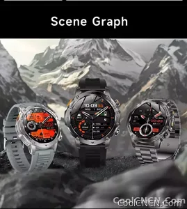 CoolWiz Original T Rex 3 Ultra Military GPS smartwatch with trajectory tracking and compass, 1000 mAh battery, 5 ATM water resistance; smart sports watch for men and women, suitable for outdoor sports and everyday use - view 31