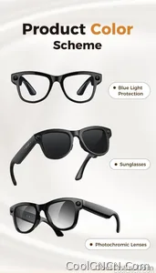 CoolWiz Smart Glasses Baru 3600MAh Pengecas Mudah Alih M02ultra Wanita 800W Kamera AI Terjemahan Rakaman Video Pemain Muzik Cermin Mata Panggilan Lelaki Untuk Sukan Luar Penggunaan Harian - view 29