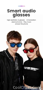 CoolWiz Smart Glasses with Audio, Electrochromic Lenses, Touch Controls, 4 New Speed Levels, 164+ Language Translations, Bluetooth Calling, Blackout Sunglasses, Music, ChatGPT — for outdoor sports and everyday use - view 11