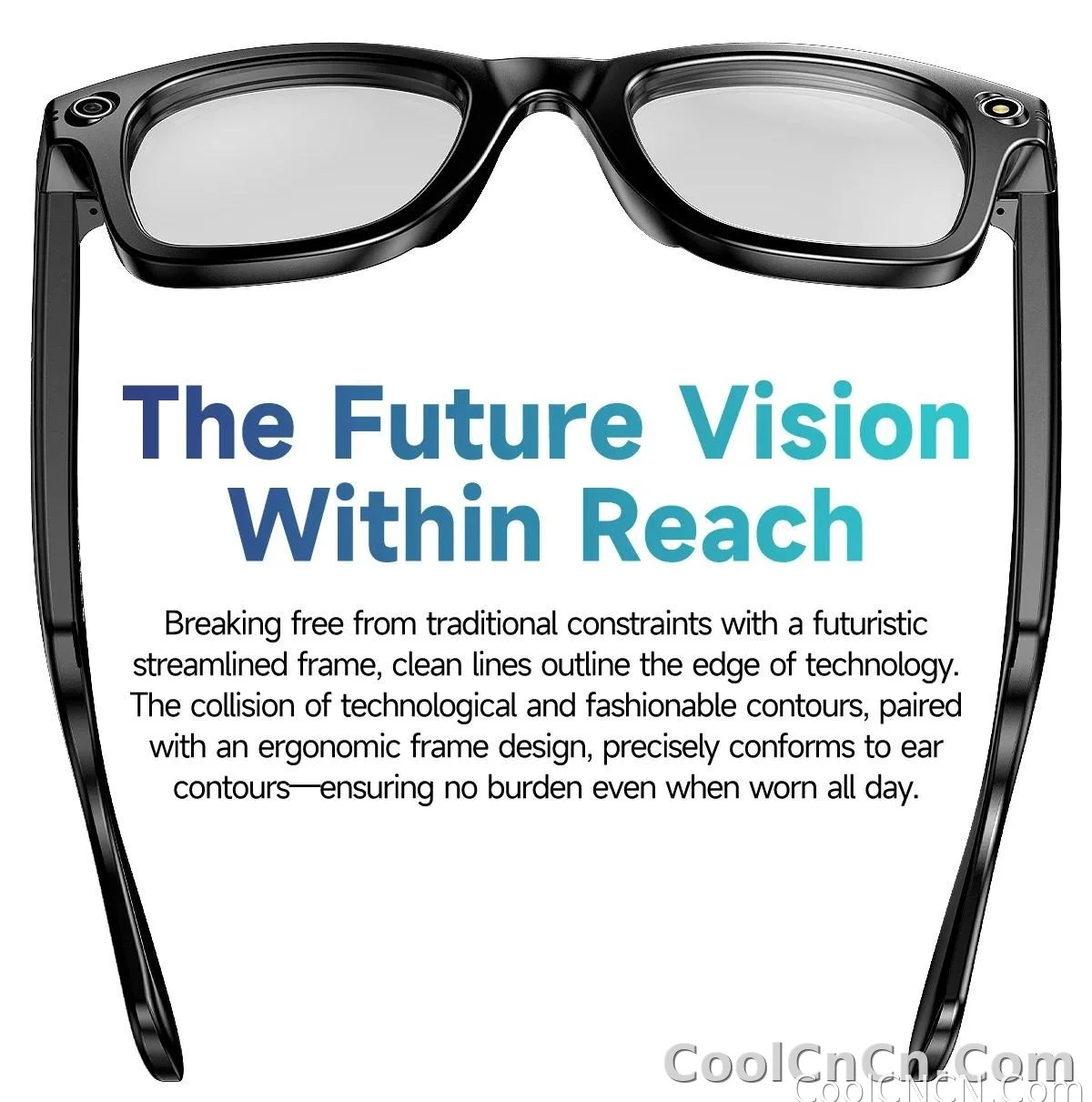 CoolWiz Camera HD Pixel 800W New 32GB Smart Glasses for Women — Photo Capture & Video Recording, AI Translation, Waterproof AI Glasses for Men, suitable for outdoor sports and daily use - detail