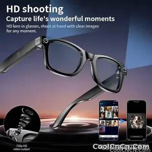 CoolWiz Camera HD Pixel 800W New 32GB Smart Glasses for Women — Photo Capture & Video Recording, AI Translation, Waterproof AI Glasses for Men, suitable for outdoor sports and daily use - view 1
