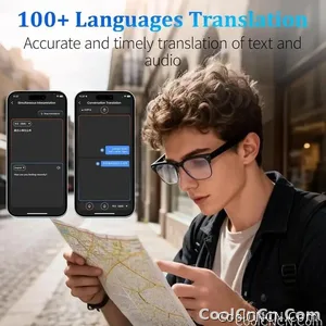 CoolWiz AI Smart Glasses 4K HD with Color Change, 8MP Camera, 1080p Video, AI Music Player, AI Calls, AI Sports Glasses for Men, for Outdoor Sports and Everyday Use - view 5
