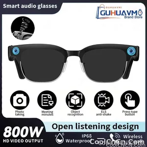 CoolWiz AI Smart Glasses 4K HD with Color Change, 8MP Camera, 1080p Video, AI Music Player, AI Calls, AI Sports Glasses for Men, for Outdoor Sports and Everyday Use - view 8