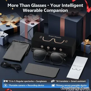 2026 New POV 800W Pixel 4K HD Trave Business Smart Glasses Men&Women 100+Language Translation 1080P Video Chatgpt Sunglasses IOS - view 7