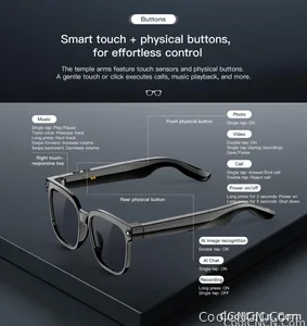 2026 New POV 800W Pixel 4K HD Trave Business Smart Glasses Men&Women 100+Language Translation 1080P Video Chatgpt Sunglasses IOS - view 20