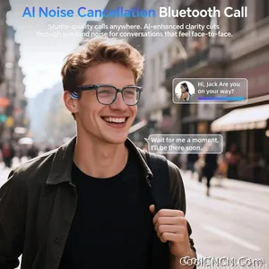 2026 New 800W HD Pixel Smart Glasses Men Anti-shake Camera AI Language Translation Video Recording ChatGPT Music Call Sunglasses - view 3