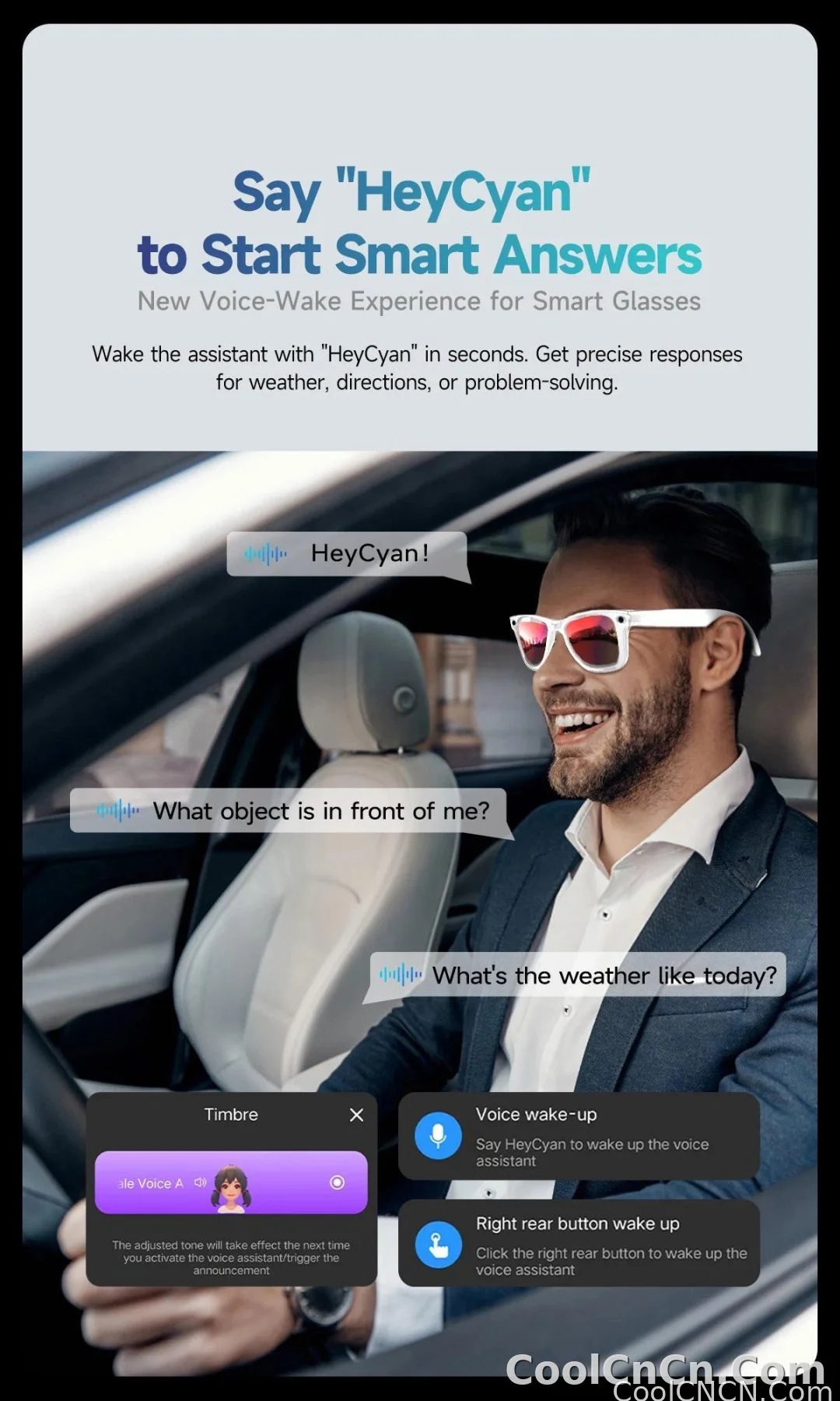 New Upgrade Smart Glasees With Camera Video Recording Languages Bluetooth Call Translation Voice Sunglasses - detail
