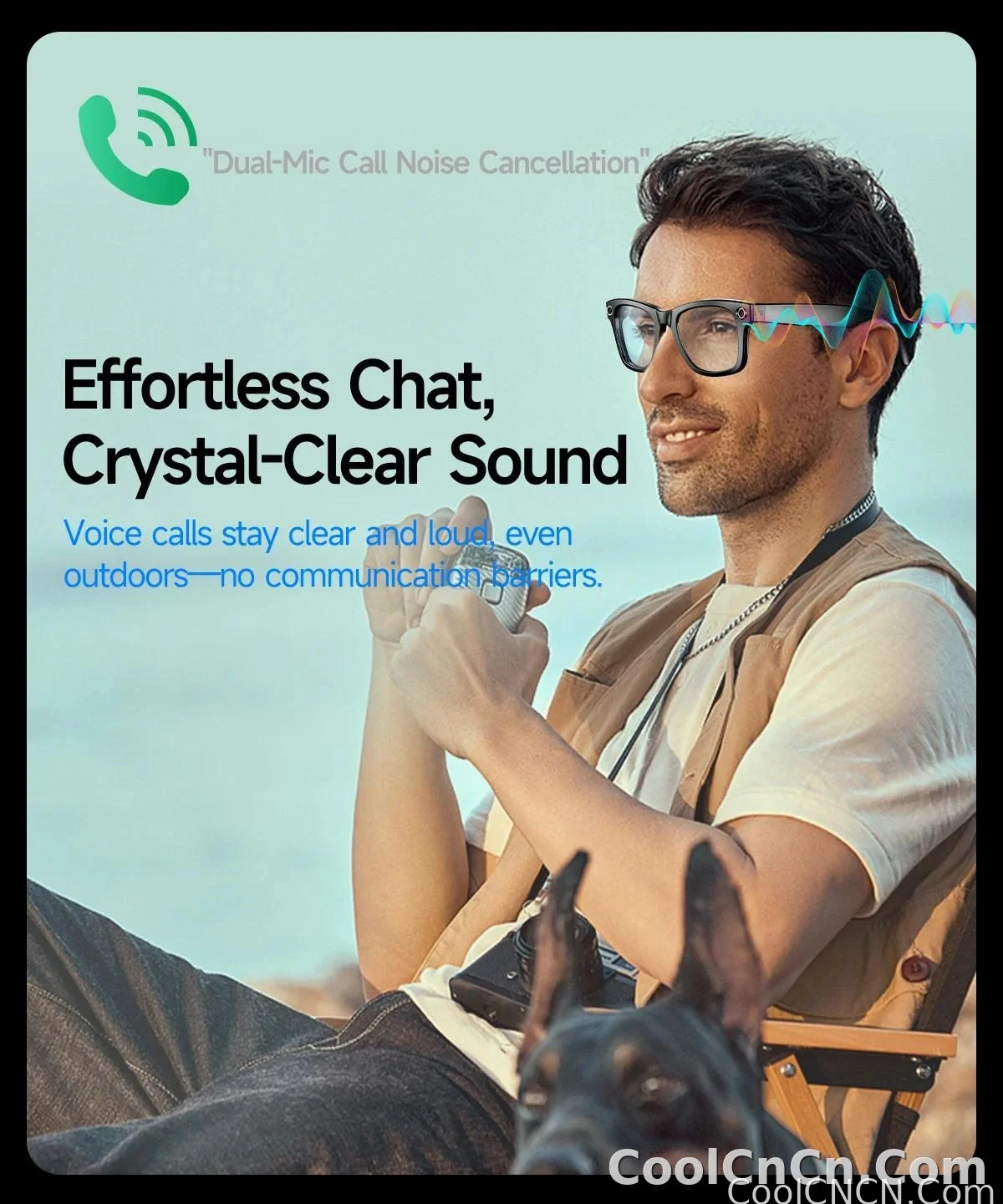 New Upgrade Smart Glasees With Camera Video Recording Languages Bluetooth Call Translation Voice Sunglasses - detail