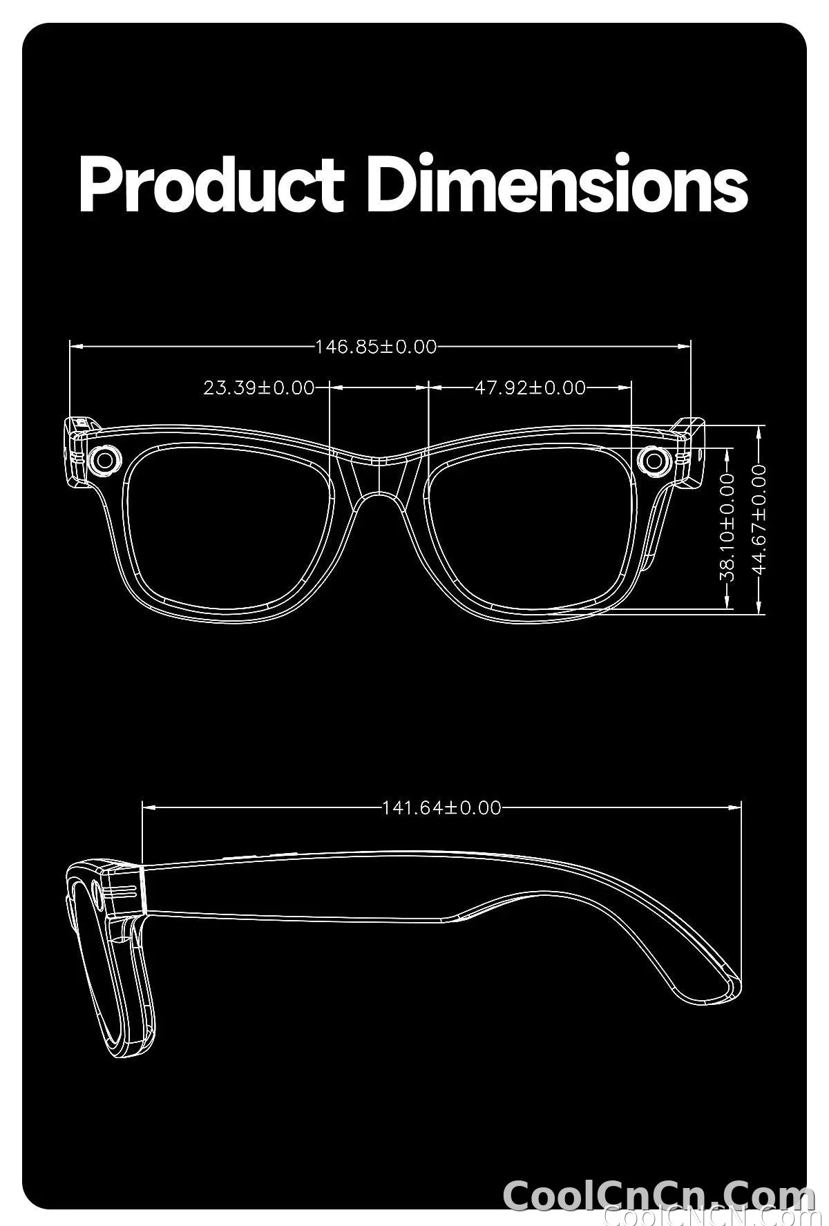 New Upgrade Smart Glasees With Camera Video Recording Languages Bluetooth Call Translation Voice Sunglasses - detail