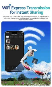 New Upgrade Smart Glasees With Camera Video Recording Languages Bluetooth Call Translation Voice Sunglasses - view 14