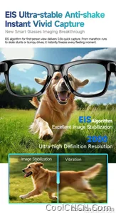 New Upgrade Smart Glasees With Camera Video Recording Languages Bluetooth Call Translation Voice Sunglasses - view 16