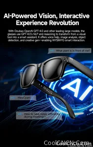 New Upgrade Smart Glasees With Camera Video Recording Languages Bluetooth Call Translation Voice Sunglasses - view 17