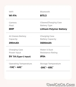 2026New Smart AI Glasses 4K 800W Camera ChatGPT Photos&Video 3600mAh Charging Case Power Bank 32GB Translation Music Sunglasses - view 31