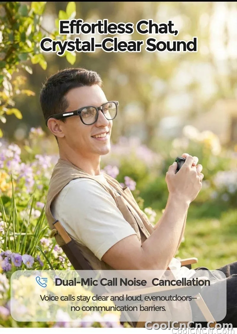 New 2026 Intelligent AI glasses shoot glasses take pictures and read pictures and record real-time translation of call music - detail