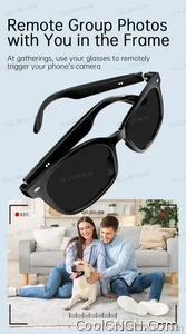 2026 New AI Smart Glasses Sunscreen Sunglasses Bluetooth Calling Music Player Camera Control UV Protection Glasses For Men Women - view 14