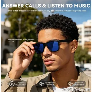 2026 New Electrochromic Lens Audio Smart Glasses Men 164+Language Translation AI ChatGPT BT Call Music Player Sunglasses Women - view 4