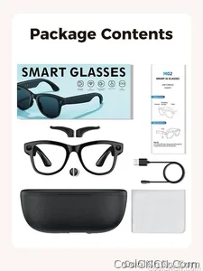 New 2026 AI Smart Glasses 1080P Camera Video Recorder Open Ear Bluetooth Audio Voice Control WiFi Sync Sports Glasses Men Use HD - view 32