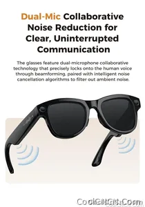 2026 AI Smart Glasses 1080P HD Camera Video Recorder Voice Translation Wireless Audio WiFi Sync Touch Eyewear for Travel Men Use - view 22