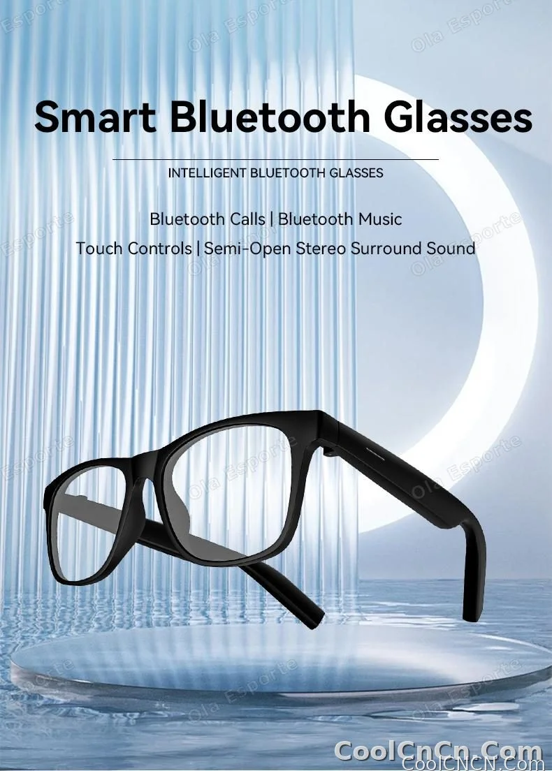 2026 Smart Glasses AI Voice Intelligent Bluetooth Call Music Playback Glasses Touch Headset UV Protection Sunglasses Man Women - detail