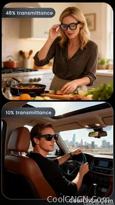 2026 New AI SmartGlasses 800W Camera Touch-sensitive AI Translation 320mah AI Photo Recognition 32 GB Storage Smart Sunglasses - view 11