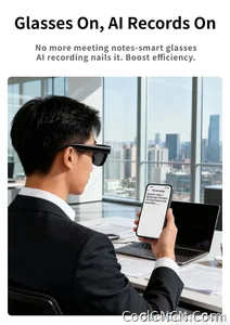 AI Smart Glasses 8MP HD Camera Video Recording AI Translation Voice Assistant TR90 Ultralight Bluetooth Call Music Smart Eyewear - view 18