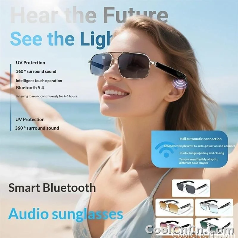Smart Glasses Real Time Translation Wireless Bluetooth Touch Call Sports For Men Music Smart Glasses With Translator - detail